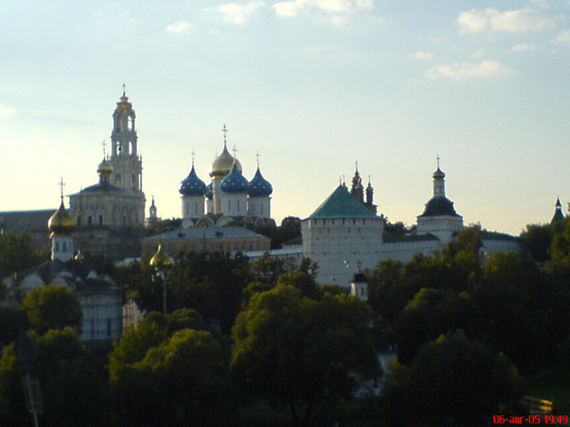 Вид на Лавру